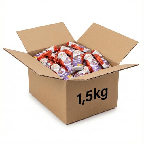Schoko-Weihnachtsmänner Großpackung 1,5 kg - ca. 160 Stück einzeln...
