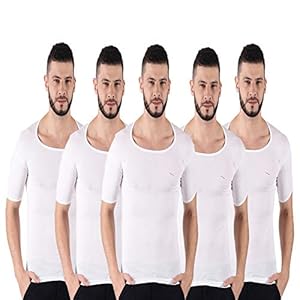 Dollar Pack of 5 Lehar Mens White Vest
