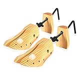 ZENO Womens Shoe Stretchers (Pair) | Premium Pine Wood Shoe Tree for All Shoe Types | Size 3-6