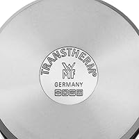 WMF Function 4 Kochtopf groß 24cm, Glasdeckel, Fleischtopf Induktion 5,7l, Cromargan Edelstahl poliert, 4 Abgießfunktionen, Innenskalierung, rot – Ansicht 6