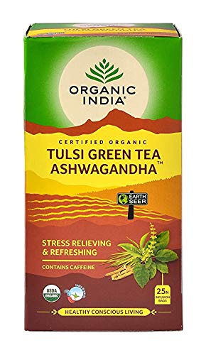 General Organic Tulsi Green Tea Ashwagandha - (25 Infusion Bags X 2Gram) (Pack Of 2) (B08WCFS8W5) Amazon Price History, Amazon Price Tracker