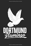  Dortmund Flamingo: Notizbuch, Journal, Tagebuch, 120 Seiten, ca. DIN A5, liniert