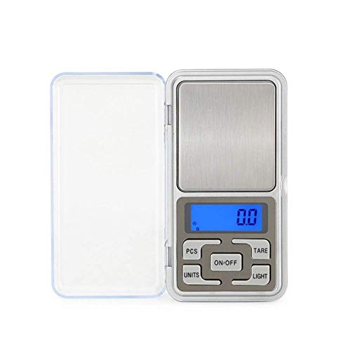 Digitale Personenwaage, Mini-Waage, 100 - 500 g, Präzisionswaage, Schmuck, elektronische Taschenwaage, tragbare Handwaage, 500 g _ 0,1 g, 500