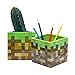 Produktbild Minecraft - Bloc d'herbe - Pot à plantes et à stylos - Stiftehalter - Stifteköcher - Stifteablage