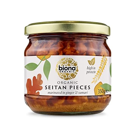 Biona Organic - Seitan Pieces (in Soya Sauce & Ginger) - 350g