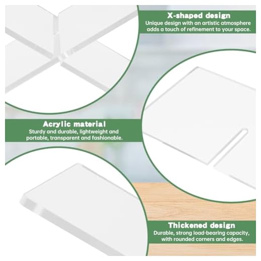 Transparent Acrylic Book Display Stand