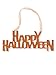 Happy Halloween Hanging Glitter Sign