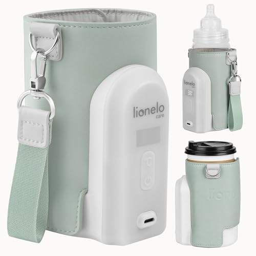 Chauffe-biberon nomade Lionelo pour garder le lait chaud en balade