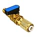 TVLGLKECET 1PC Straight SHUT-OFF Ball Valve Adapter Tool Fit For R410a R134a 1/4