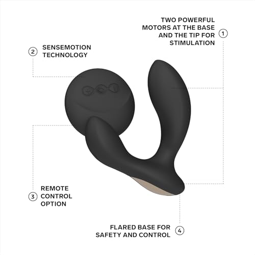 Image of LELO Hugo 2 Remote - Wireless Prostate Massager, Anal Toy, Black