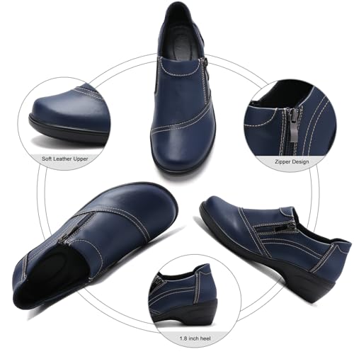 Image of Loafers for Womens Comfort Dressy Low Heel Business Casual Office Work Shoes