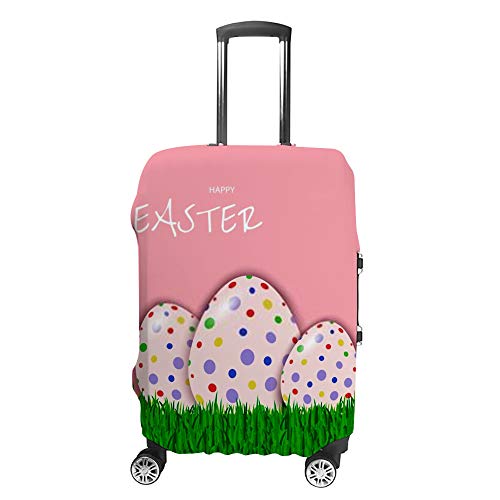 Housse de voyage rose motif œuf et herbe pour cadeau de Pâques