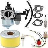 HIPA GX160 GX200 Carburetor Air Filter Tune Up Kit for Honda GX 160 5.5HP GX 200 6.5HP 163CC 196CC 200CC Engine WP20X WT20X Water Pump Pressure Washer Harbor Freight Predator 212CC Go Kart OHV