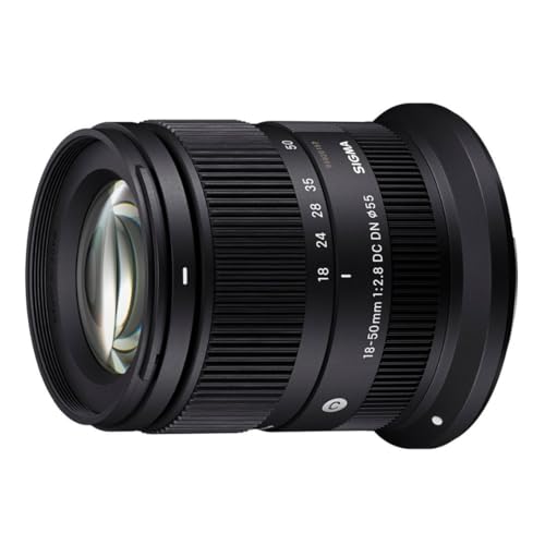SIGMA 18-50mm F2.8 DC DN Contemporary Lens for Canon RF Mount Mirrorless Cameras