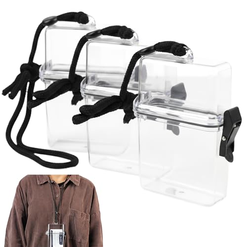 Porta Badge Resistente e Impermeabile – Kit 3 Pezzi Portabadge