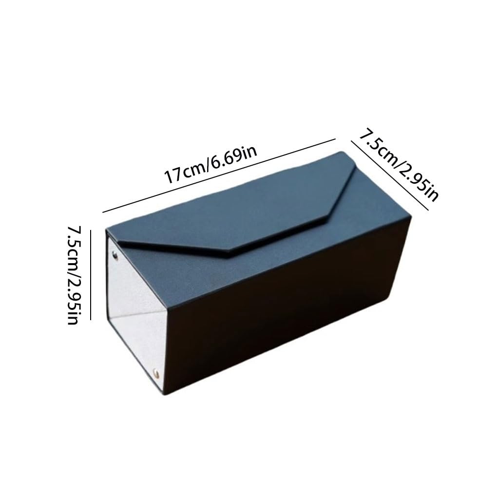 Faltbares Doppelschichtiges Brillenetui For Myopie Mit Großem Fassungsvermögen, Leichte, Tragbare Aufbewahrungsbox For Sonnenbrillen Brillenetui für Damen
