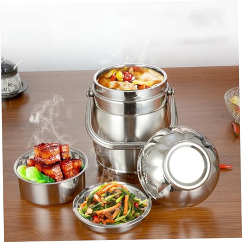 Boîte à lunch isotherme double compartiment 2,2l inox POPETPOP - 3