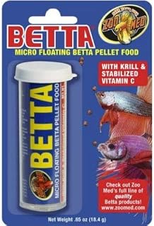 ZooNed Floating Betta Micro Pellet Food .65 oz.