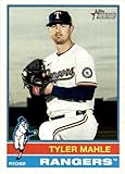 2025 TOPPS HERITAGE HIGH NUMBERS #613 TYLER MAHLE TEXAS RANGERS BASEBALL OFFICIAL TRADING CARD OF MLB
