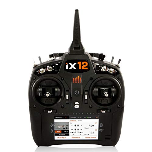 Spektrum Ix12 12-Channel 2.4Ghz Telemetry Dsmx TX/RX Radio System with Ar9030T Rx | 250 Model Memory | Touchscreen | WiFi & Bluetooth Compatible: SPM12000