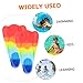 POPETPOP Boy Girl's Swimming Training Fins Snorkeling Silicone Lightweight for Pool and Sea Activities