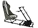 Produktbild FK-Automotive Game Seat Spielsitz für PC und Spielekonsolen Kunstleder grau/weiß