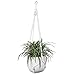 Macrame Plant Hanger-Outdoor Indoor Hanging Planter Holder/Hanging Basket Flower Hangers Cotton Rope with Bead for Home Decor