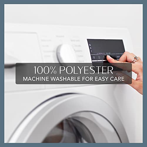 Elrene Home Fashions Matine Solid Tab-Top Indoor/Outdoor Curtain Panel, 52 Inches X 108 Inches, White #TOP5