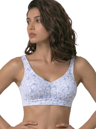 Image of Enamor Bamboo Cotton A077, Side Support, Everyday Women's T-Shirt Bra - 3X Softer, 4X More Absorbent, Antimicrobial, Padded, Wirefree, Full Coverage