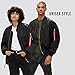 Alpha Industries Men's Ma-1 Flight Jacket,Black,2x