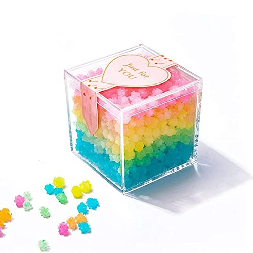 KissYou Acrylic Box Clear Candy Boxes with Lid Storage Box