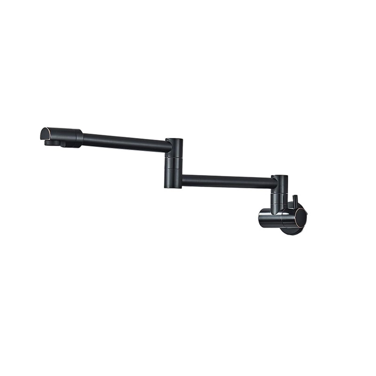 Robinet de cuisine en laiton massif style rétro chic noir bronzé