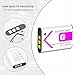 NP-BY1 Battery 2-Pack with Charger Compatible for Sony NP BY1 EN-EL11 Li-60B DLi-78 DB-L70 DB-80, for Sony Action Cam Mini HDR-AZ1 Nikon Coolpix S550 S560 Olympus FE-370 L50 M50 M60 S1