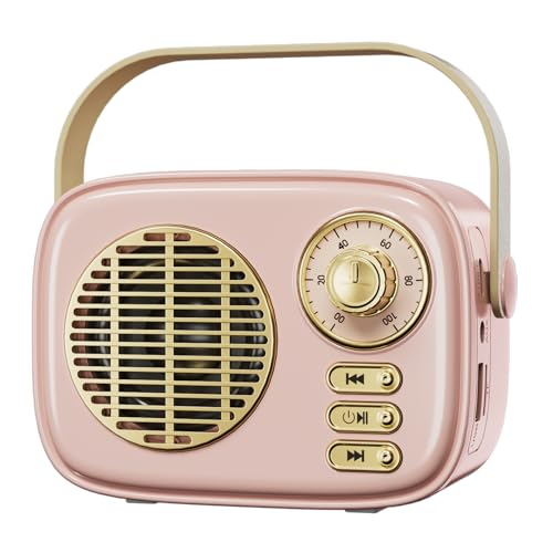 Retro Bluetooth Speaker, Vintage Decor, Gifts for Women Men...