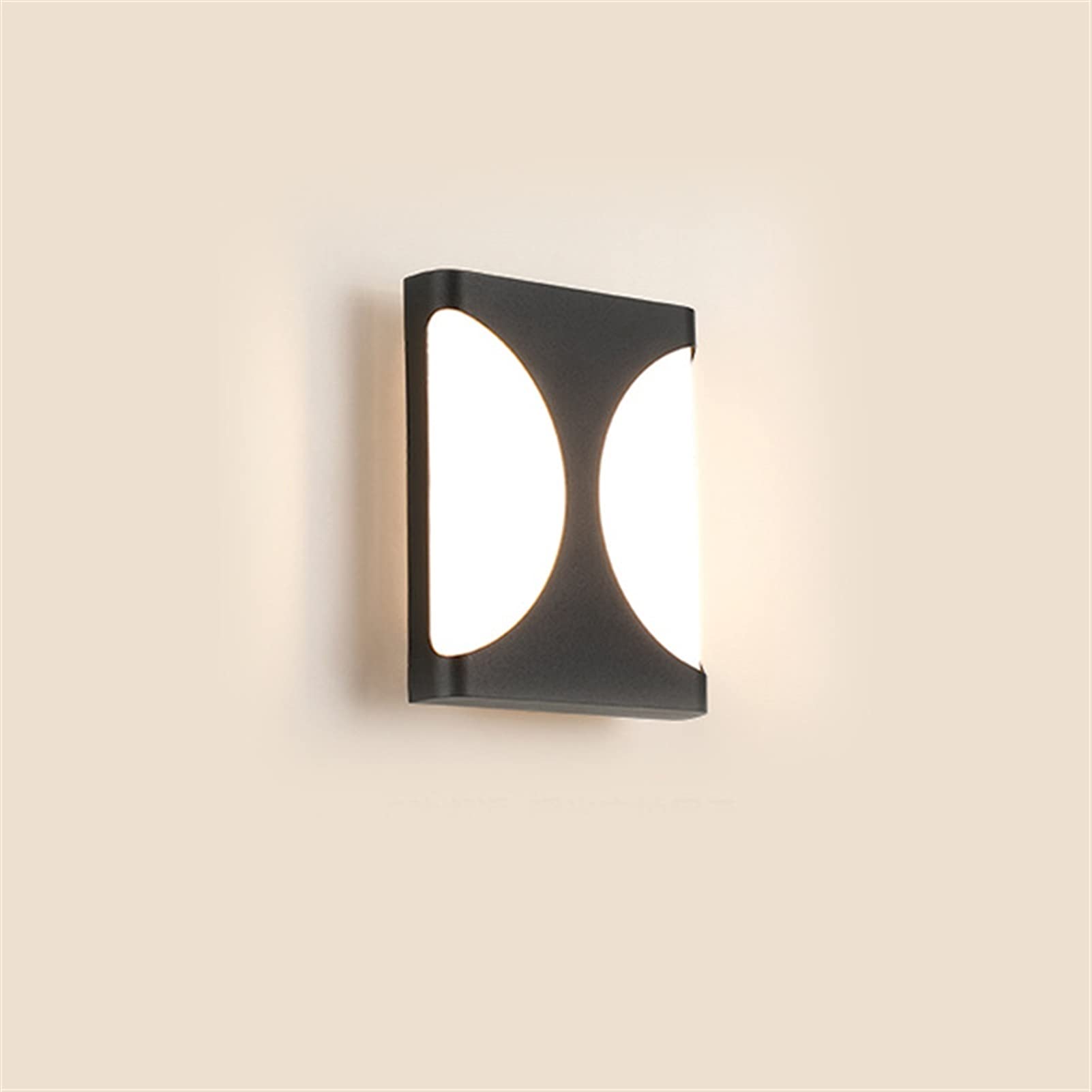 Éclairage mural extérieur étanche IP65 en aluminium pour illuminer balcons et allées de jardin