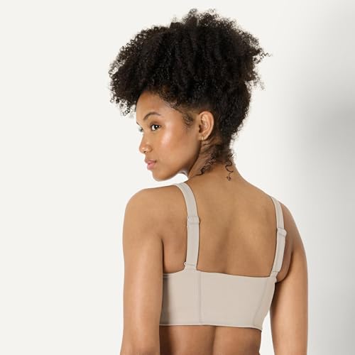 Image of Amazon Essentials Women's Active FormFlex Buttery Soft Light Support Bandeau Sports Bra with Adjustable Straps