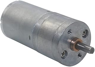 turbine speed 12v Dc High Torque 12 Volt Motor, 370 Permanent Magnet Wind Turbine Gear 12v Dc Motor, Controller Forward Reverse 25GA 370 worm controllable ( Color : Without fixed seat , Size : 1360rpm