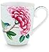 Pip Studio Große Tasse Blushing Birds | weiss - 350 ml