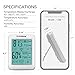 VIVOSUN Digital Thermometer Grow Tent Hygrometer, Indoor Outdoor Temperature and Humidity Meter Guage with Backlight for Home, Office