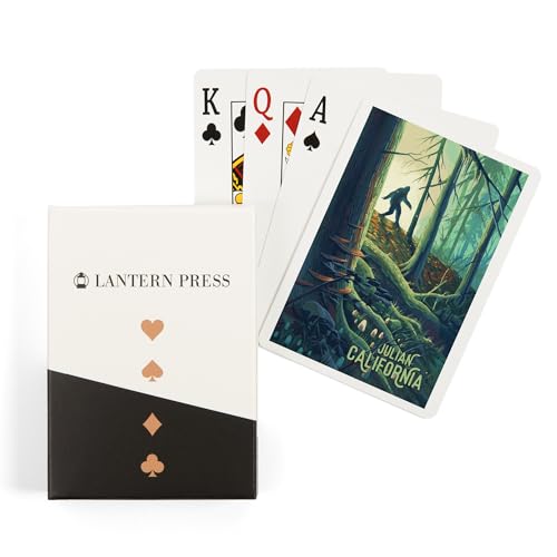 Lantern Press Baraja de Póker, 52 cartas, tamaño poker