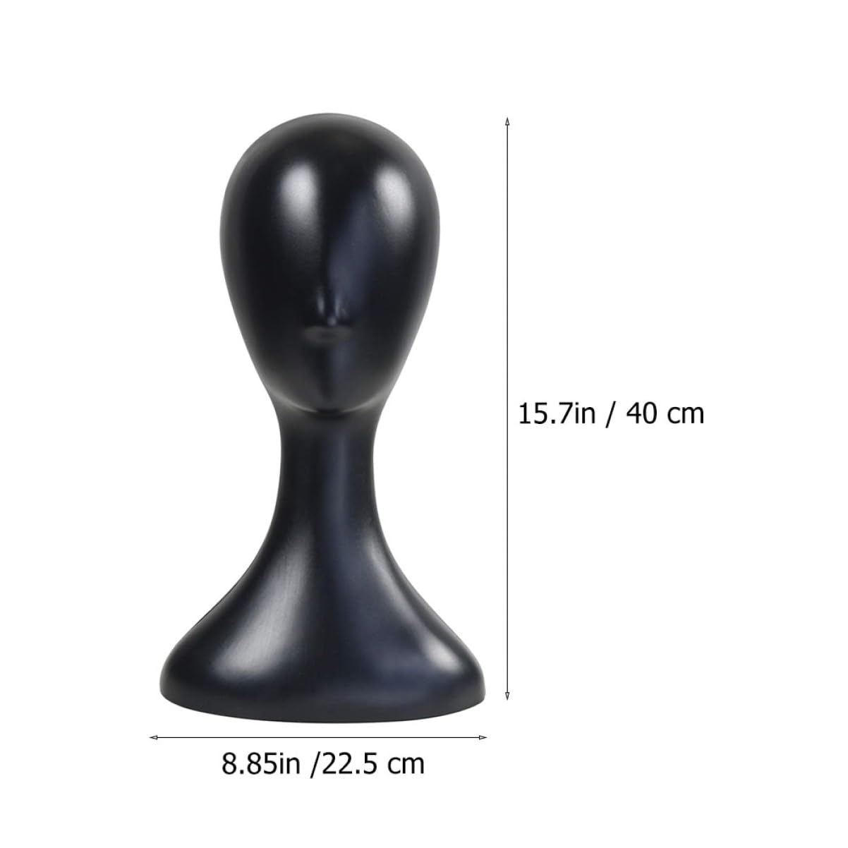 SHERCHPRY Wig Display Holder Props Plastic Women Model Head Hair Styling Training