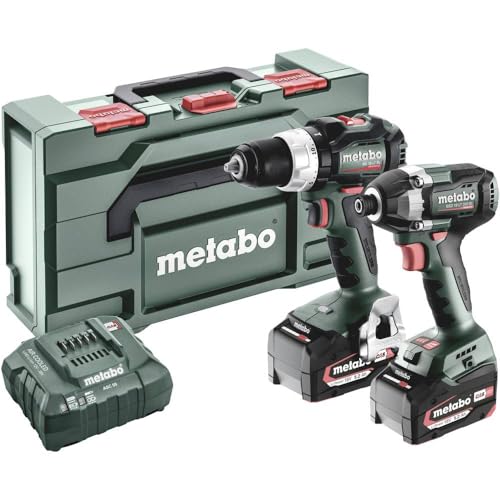 Metabo Combo Set 2.8.4 18V Akku-Maschinen im Set 18V (Maschinenset in metaBOX 145 L (Akku-Schlagschrauber SSD 18 LT 200 + Akku-Bohrschrauber BS 18 LT BL + 2 Akku + Ladegerät) # 685196000