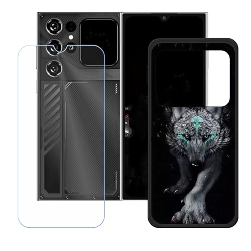 CongJiaLingXi �V���R�[�� �J�o�[�K�p Oukitel C62 GT (6.88") + HD �E �����K���X - WZ6