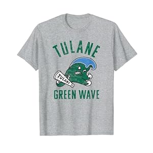 Tulane University Green Wave Large T-Shirt