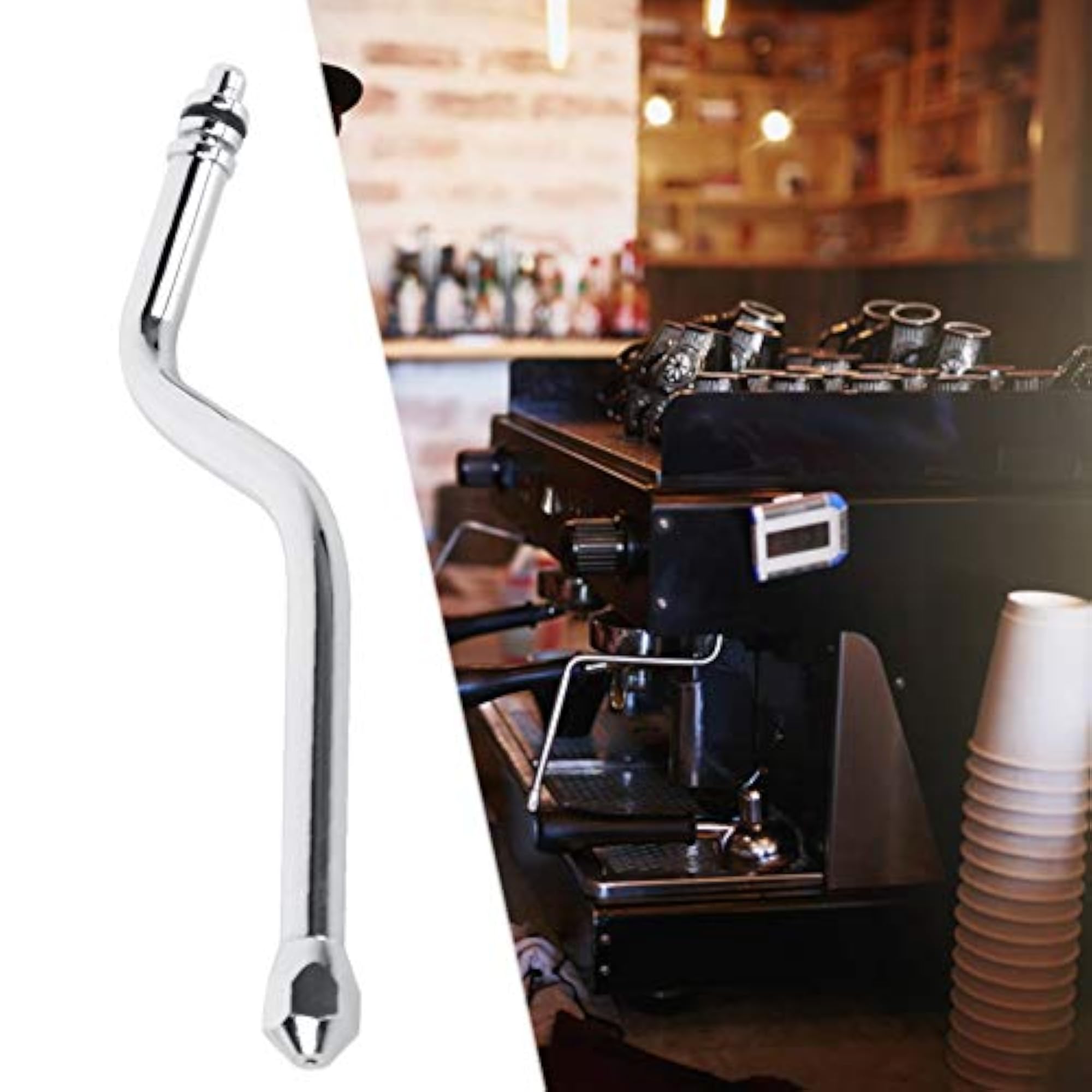 Practical Electroplate Copper Milk Bar for Coffee Machines