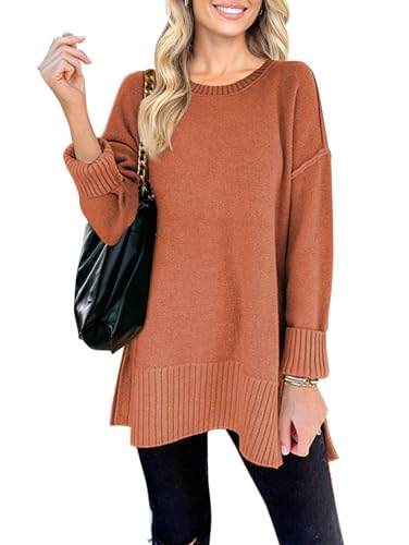 MEROKEETY Women's 2025 Fall Winter Oversized Pullover Sweater Casual Loose