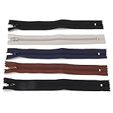 4 colores para satisfacer sus necesidades, puede combinar la cremallera adecuada según el color de la ropa.