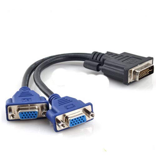 VGA TV/DVI 24 + 5 DVI TV/VGA one-Minute Display Connection line Splitter Cable - (Color: Black)