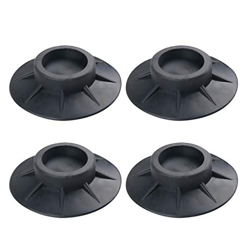 YUOIUX Lot de 4 pieds de machine à laver anti-vibrations pour meubles de nivellement