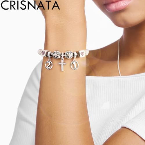 Sparkling Latin Cross Pendant Charms fits European Necklace Bracelet, 925 Sterling Silver Christian/Religious Beads, Gifts for Christmas/Easter/Mothers Day/Grandma4